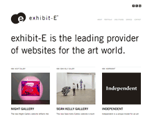 Tablet Screenshot of exhibit-e.com